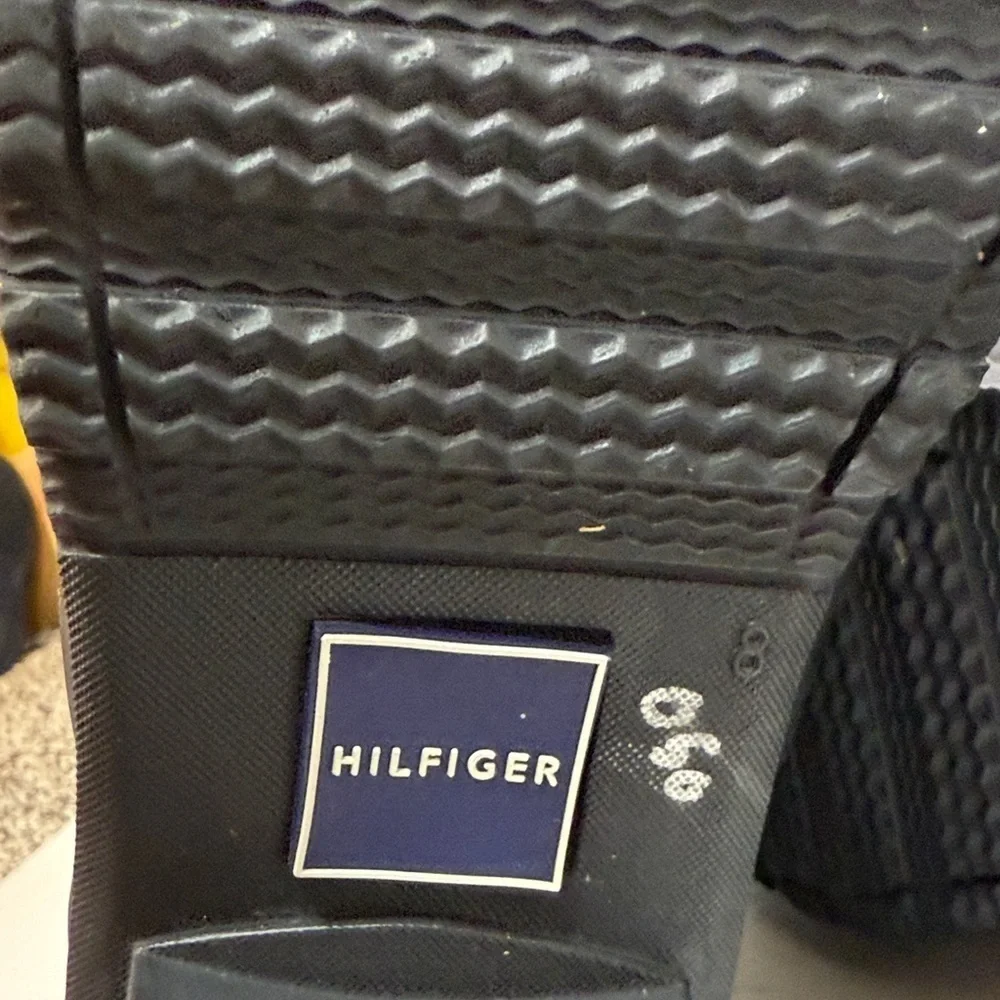 Tommy Hilfiger Black and Green Women's Winter Boots